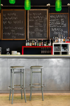 VIENNA 144 - High upholstered beech barstool by Wiener GTV Design - view 3